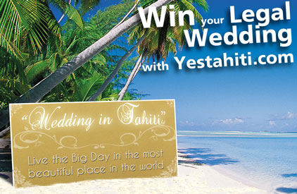 Participate and Win your Legal Wedding with YesTahiti.com